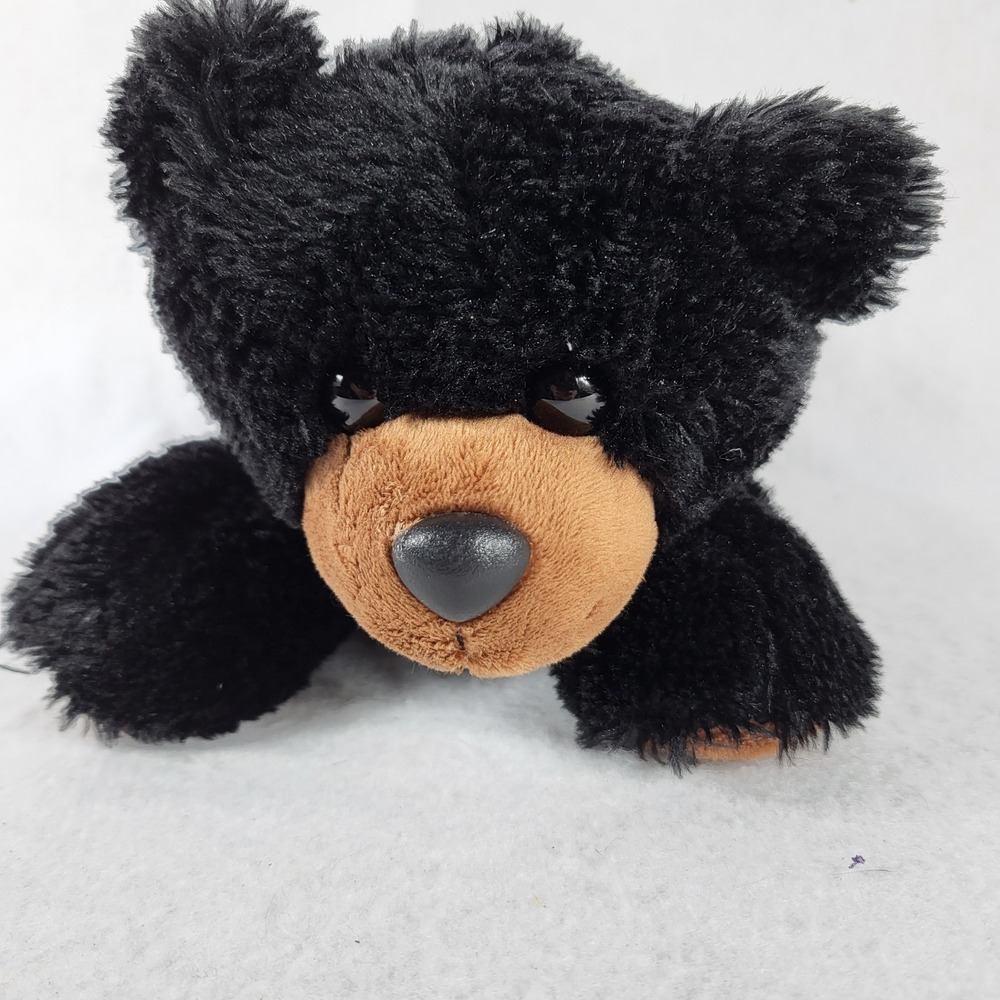 12" Sullivan The Bear Plush Stuffed Toy Flopsie‎ Black Baby Bear Cub Aurora